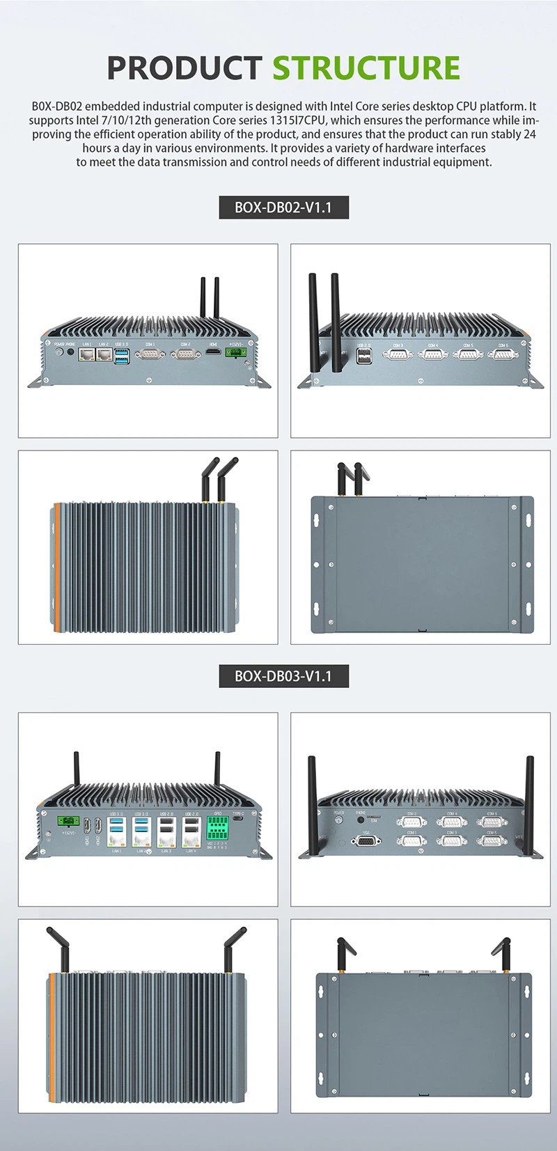 fanless industrial mini pc