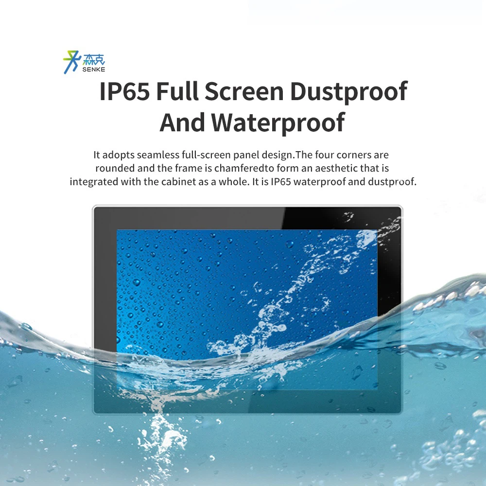 full screen industrial panel pc