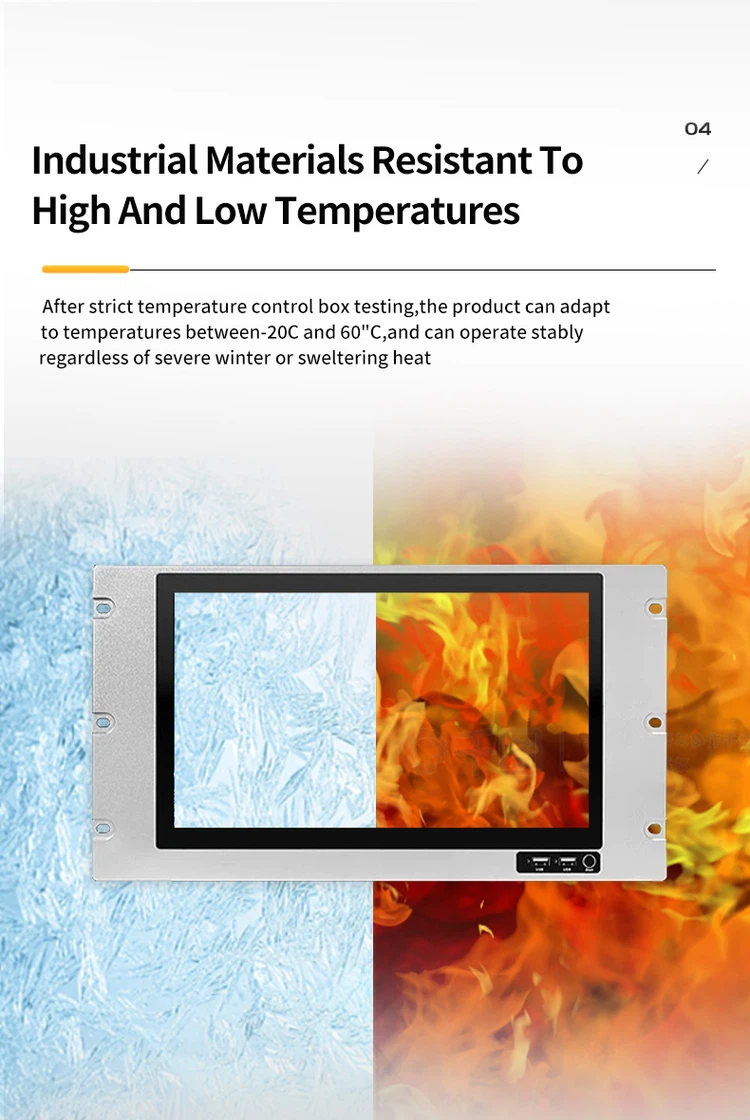 Resistant to high temperatures panel pc