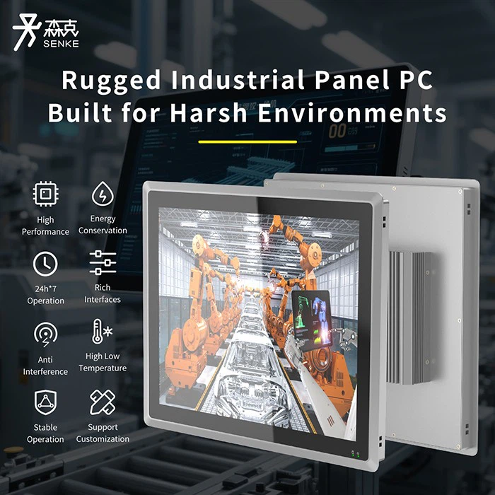 Windows10/11,Android,Linux Industrial Touch Screen Panel Pc Control All-in-one Computer