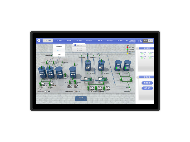 Designed to withstand harsh working conditions, Senke industrial displays provide stable support for continuous operation.
